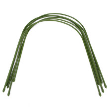 6 stuks kunststof gecoate stalen buizen, boogvormige steunframes voor kassen, tuinaccessoires
