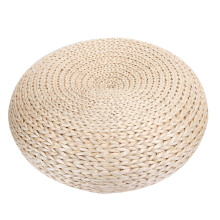 Handgewebter runder Pouf, Tatami-Sitzkissen, Yogamatte, Bodenkissen für die Teezeremonie, Dekoration