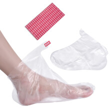 Disposable Foot Covers LeakProof Paraffin Wax Bath Liners with Adhesive for Pedicure Spa Care