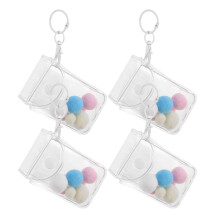 3St Duidelijke Blind Box Opbergtas PVC Voor Kleine Figuren En Poppen