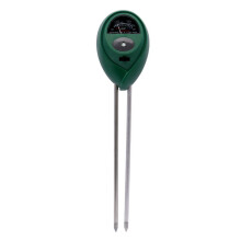 Bodemtester, pH-meter, lichtmeter en vochtmeter, 3-in-1 bodemtestkit voor binnen- en buitenplanten en tuinieren.
