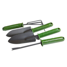 4PCS Set Garden Tool Set Transplanting Spade Narrow Trowel Garden Rake and Weeding Fork