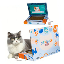 Laptop Shape Cats Scratcher Corrugated Cats Scratching-Style1