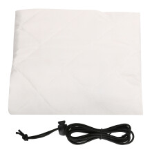Indoor Air Conditioner Cover Window Unit AntiRust CreamyWhite 53.3x35.6x7.6cm with Drawstring
