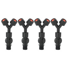 4pcs G3/8 DN10 Dual Nozzle DripProof Accessory for Agricultural Electric Knapsack Sprayer