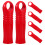 6 Pcs Mop Handle Accessories 13.00x4.00x3.00cm Red 9