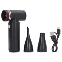 Elektrische stofblazer 110.000 RPM Krachtige Turbofan Draadloze Draagbare Jet Dry Blaster met Sproeiers voor Thuis, Auto, Toetsenbord en Buiten