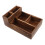 Wooden Storage Box Multi Compartment Organizer For Office Home Brown 11