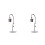 2Pcs Light Grey Iron Hanging Rack with Bird Cage for Desktop Decor 9