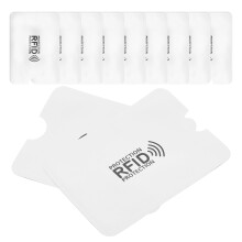 10 stück rfid-schutzmappe für pass und kreditkarten, wasserdicht