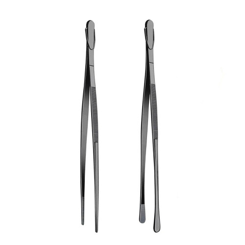 2-teilige Küchenzange in robuster-Schwarzes 2-teiliges Set mit