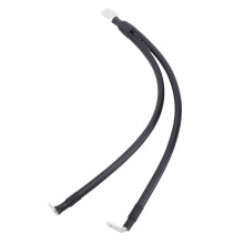 6AWG Battery Cable SC35 6 and 2 X 90 Deg SC16 6 Terminal High Efficiency Flexible Multifunctional for Boats Motorcycles Cars Tractors 0.3 Meter