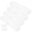 4Pcs Transparent Straw Case Plastic Storage Box For Travel 4