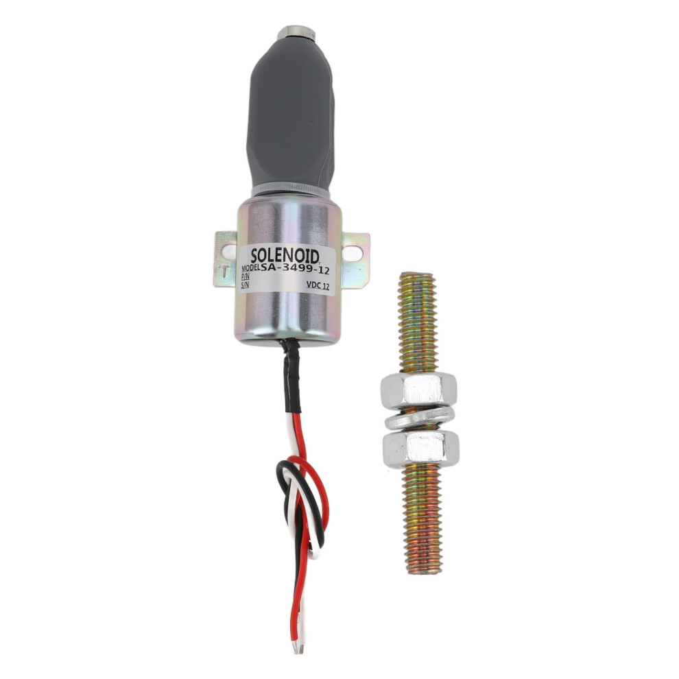 Sa 3499 12 Fuel Shutoff Solenoid Valve Electric Fuel Stop Solenoid Valve 12V For Motor Engine Generator 3690611559324