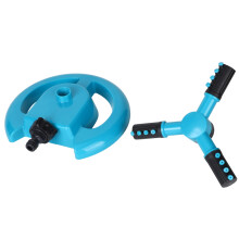 Three Arms 360 Degrees Rotating Garden Water Sprinkler Lawn Watering Irrigation ToolBlue