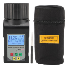 Draagbare mini-graanvochtigheidsmeter voor koffie, cacao, rijst, tarwe en 25 andere graansoorten.