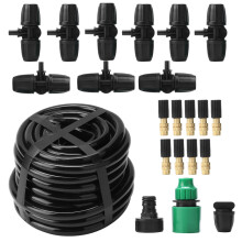 Automatic Garden Plant Watering Drip Irrigation Set with US Standard Faucet Connector