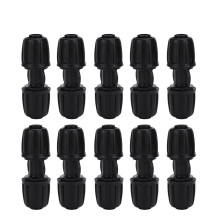 10 Stück gerade Wasserverbinder für Garten-Tropfbewässerungssysteme mit 16-mm-PE-Schläuchen