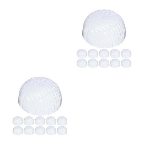 40Pièces Forme Casquette Baseball Transparent Support Intérieur Léger 2