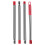 1 Set Mop Pole Replacement Plastic For Commercial Use 5