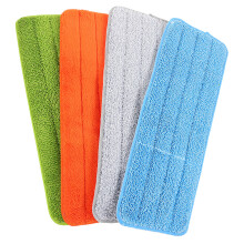 4Stk Fasermop-Ersatzpads Mit Hoher Wasseraufnahme, Farblich Gemischt