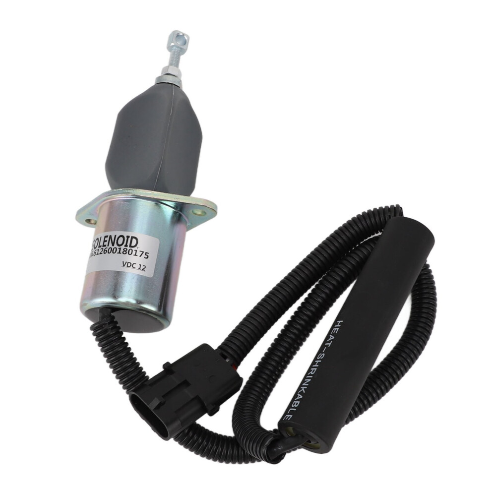 612600180175 12V Shutdown Solenoid Valve Fuel Shutoff Stop Solenoid Valve For Engine Generator 3690942779743