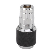 3/8 Inch Drive Tap Socket High Speed Steel Adjustable Tap Chuck Tap Holder Socket Adapter for Different Taps Tap Socket