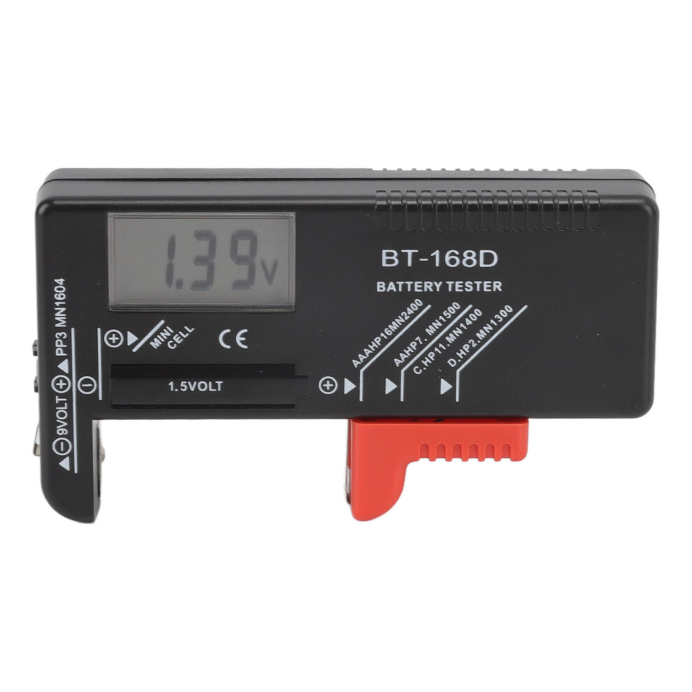 Battery Testers Universal Digital Battery Tester Checker Smart Electronic Power Indicator For Aa Aaa 9V 1.5V Battery 3445386257247