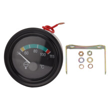 24V Water Temperature Gauge 24V Diesel Generator Engine Water Temperature Gauge for Passenger Cars Trucks Agricultural Vehicles Tractors