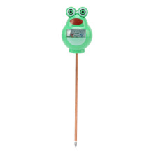 Medidor de pH do solo em formato de Rana colorido, higrômetro e testador de umidade para uso doméstico, em jardins, plantas e fazendas.