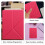 Rosy Ultra-Thin Auto Wake E-Reader Protective Cover Durable 5