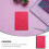 Rosy Ultra-Thin Auto Wake E-Reader Protective Cover Durable 7