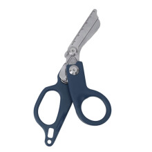 Notfallschere, multifunktionale, faltbare Schere aus Aluminiumlegierung für den Innen- und Außenbereich, blau
