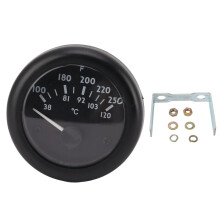 Diesel Generator Water Temperature Gauge VDO Pointer Water Temp Temperature Gauge Meter for Engineering Machinery Vehicles 24V