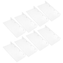 8Stk. Transparente Acryl Ablagetrenner Verstellbar 28 Cm Für Schränke