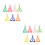 14Pcs Assorted Color Plastic Handy Scissors Clips Kids Outdoor Catcher 4