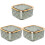 3Pcs Dark Grey Desk Garbage Bin Small Compact Table Trash Can 4