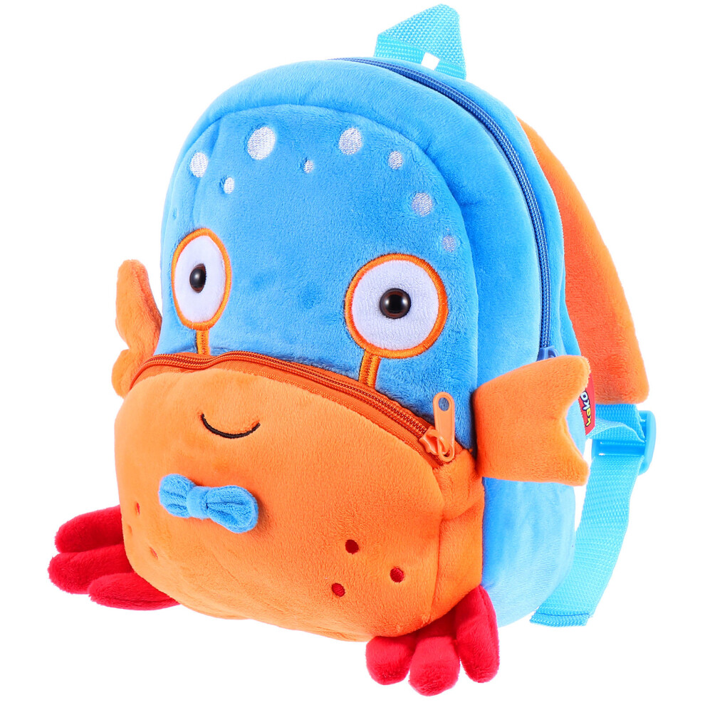 1Stk Kindergarten Rucksack Für Kinder, Weiches Plüschmaterial, Bequem
