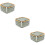 3Pcs Dark Grey Desk Garbage Bin Small Compact Table Trash Can 11