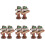 8 Pcs Mini Wooden Sign Post Garden Accessories 2