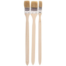 3er-pack gebogene Pinsel für Wandfarbe, Hand- & Lackpinsel, Holzgriff