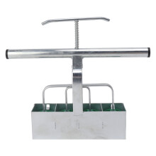 4 Cell Soil Blocker Extension Handle Easy To Transplant Soil Block Maker for Seed Stater Tray Outdoor Plants
