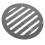 2Pcs Grey Cast Iron Bbq Fire Grates Replacement for Charcoal Grills 2