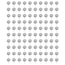 100pcs Fertilizer Mesh Basket Stainless Steel Garden Nutrition Cups Small Size Bonsai Fertilization Basket for Garden Yard Home