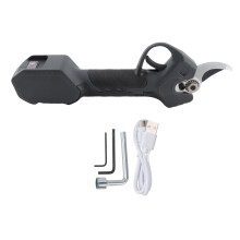 Electric Pruning Shears Rechargeable Powerful Small Cordless Pruning Scissor for Flowers Branches Black