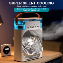 Koelventilator met sproeifunctie, waternevelventilator, nevelkoelventilator met watertank