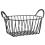 Iron Wire Storage Basket With Handle For Fruit Snacks And Sundries 9