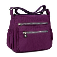 Casual Damen Schultertasche Wasserdicht Für Handy Und Kleinkram (Lila)