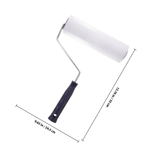 bubble removal tool cement roller self leveling spiked defoaming part 1