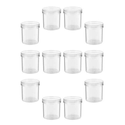 12Pcs Lightweight Household Feeding Cage Magnifier Box for Tiny Bugs